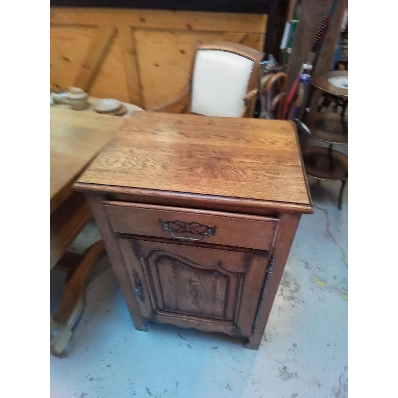 MEUBLE CHENE 1 PORTE 1 TIROIR