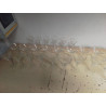 LOT DE VERRES CRISTAL CISELÉS