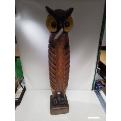 RANGEMENT CD BOIS SCULPTÉ 