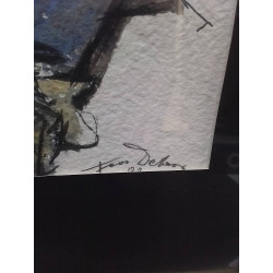AQUARELLE LUXEMBOURGEOISE SIGNÉE 