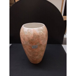 VASE TON ORANGE FAIENCE...