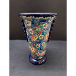 VASE ART DÉCO EMAUX LONGWY 