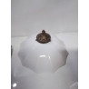 VERRE DE LAMPE OPALINE 