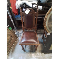 LOT DE 4 CHAISES STYLE HENRII