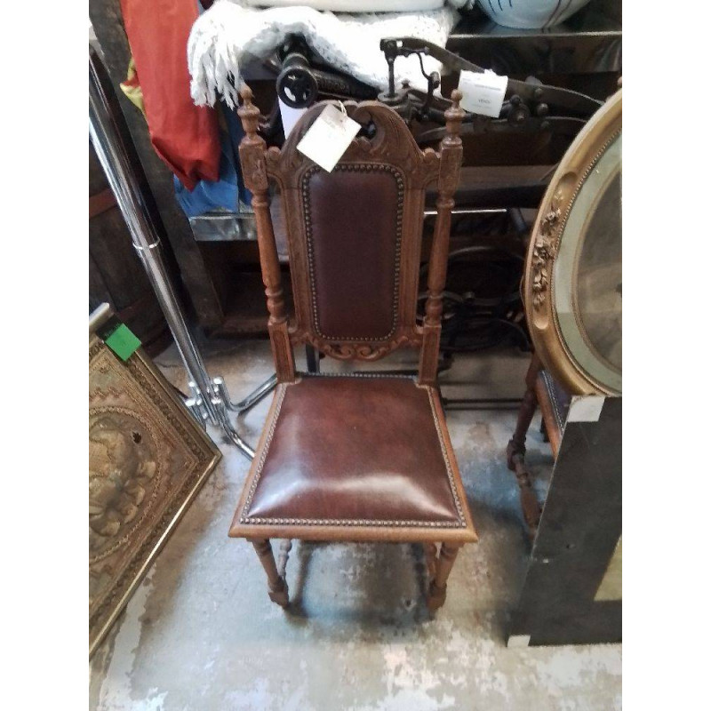 LOT DE 4 CHAISES STYLE HENRII