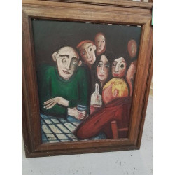 HUILE SUR PANNEAU MURGIATINI