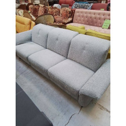 CANAPÉ 3 PLACES TISSU GRIS RELAX ÉLECTRIQUES ROM GARANTIE 08/29