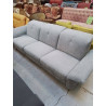 CANAPÉ 3 PLACES TISSU GRIS RELAX ÉLECTRIQUES ROM GARANTIE 08/29