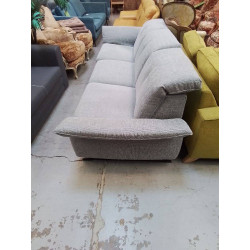 CANAPÉ 3 PLACES TISSU GRIS RELAX ÉLECTRIQUES ROM GARANTIE 08/29