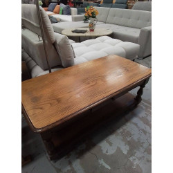 TABLE BASSE EN CHENE 1 TIROIR
