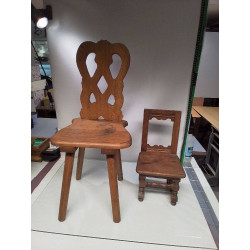 CHAISE EN CHENE PM