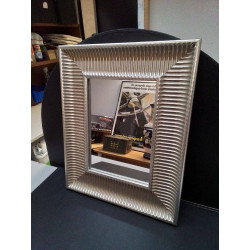 MIROIR BORD ARGENTÉ 