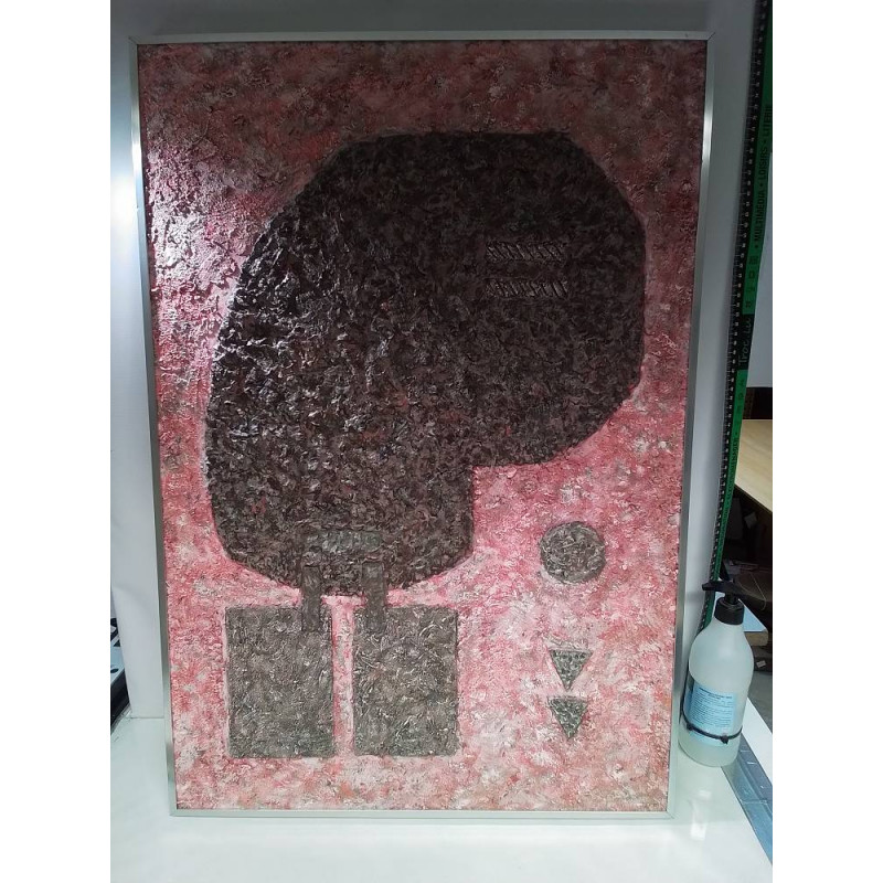 TABLEAU ABSTRAIT MOLITORE ROGER DIT DE ROG 