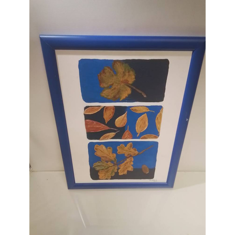 PEINTURE FEUILLES LINCKELS L.