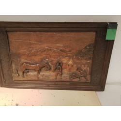 CADRE BOIS SCULPTÉ...