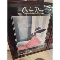 CADRE AFFICHE RÉTRO CARLOS...