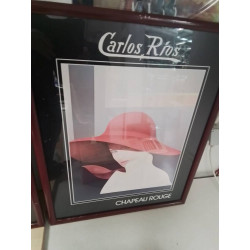 CADRE AFFICHE RÉTRO CARLOS RIOS