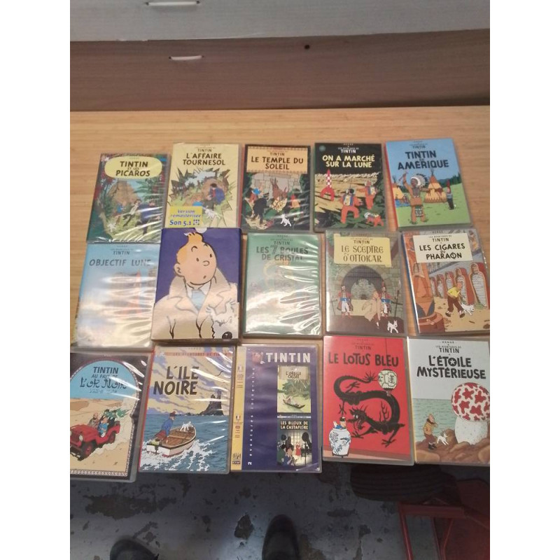 LOT DE DVD TINTIN