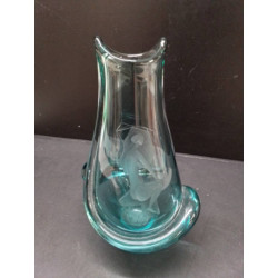 VASE VERRE MOTIF FEMME 