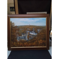 HUILE SUR TOILE CHÂTEAU...