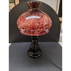 LAMPE ART NOUVEAU EN VERRE 