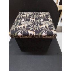 POUF COFFRE DECOR JUNGLE