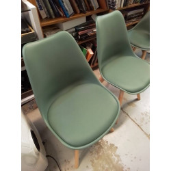LOT DE 4 CHAISES MODERNE...
