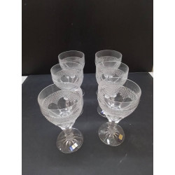LOT DE VERRES CRISTAL 