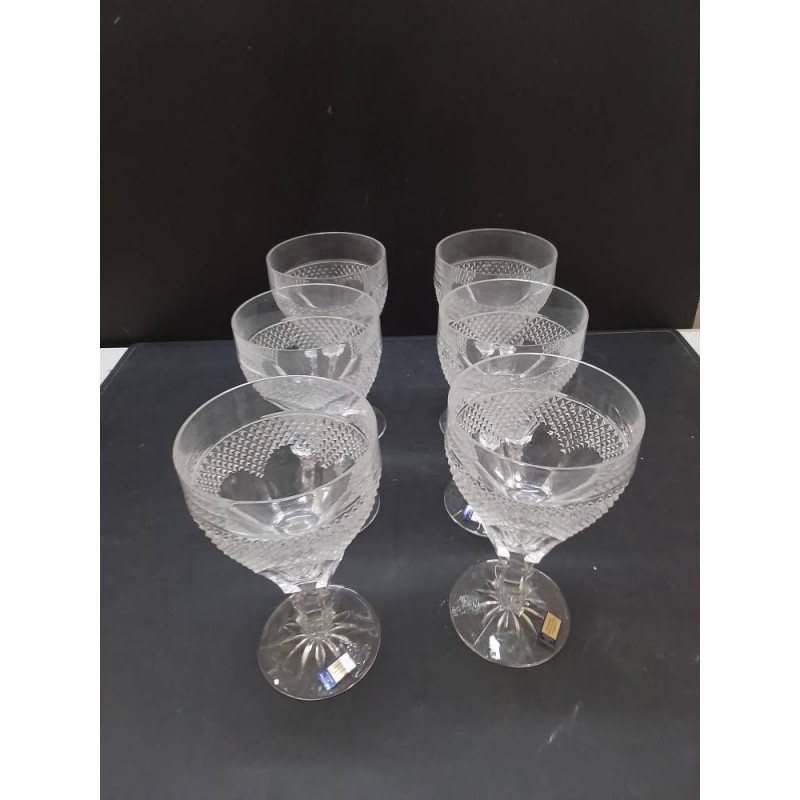 LOT DE VERRES CRISTAL 