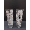 LOT DE VERRES CARTES 