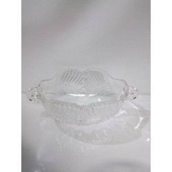 CORBEILLE VERRE DECOR CYGNE