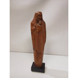 STATUETTE VIERGE EN BOIS 