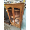 VITRINE 2 PORTES CHENE CLAIR 