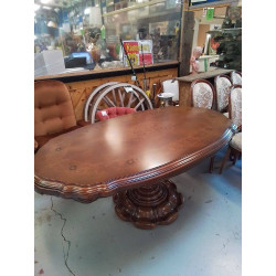 TABLE OVALE BOIS MASSIF 