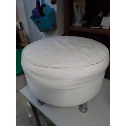 POUF BLANC 