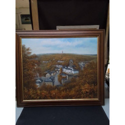 HUILE SUR TOILE CHÂTEAU...