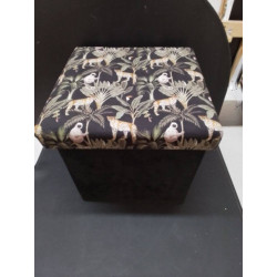 POUF COFFRE DECOR JUNGLE