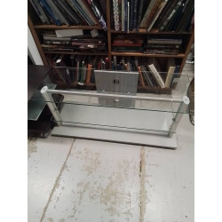 MEUBLE TV MODERNE VERRE ET...