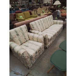 SALON 3+1 TISSU MOTIF...