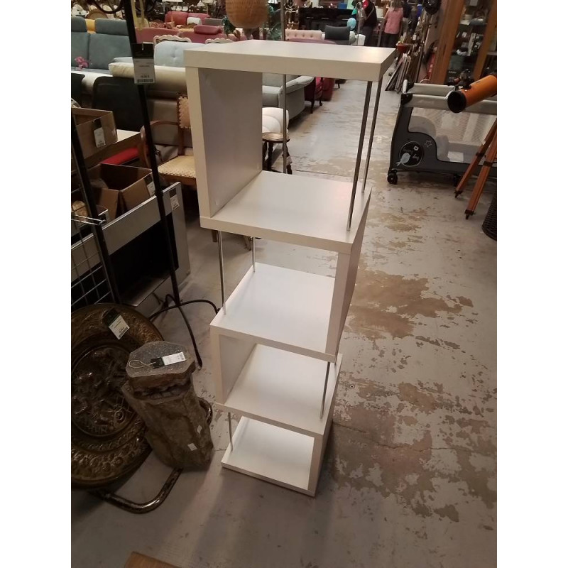 ETAGERE MODERNE BLANCHE