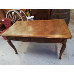 BUREAU STYLE LOUIS XV CHENE...