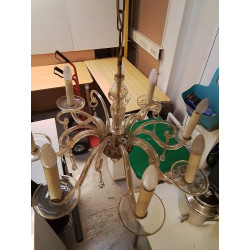 LUSTRE 8 BRANCHES STYLE MURANO