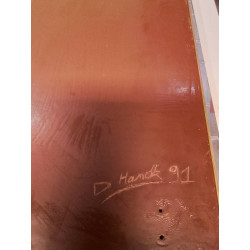 PEINTURE GRAVÉE SIGNEE D. HANCK