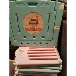 PARC ENFANT PVC BLEU ROSE 