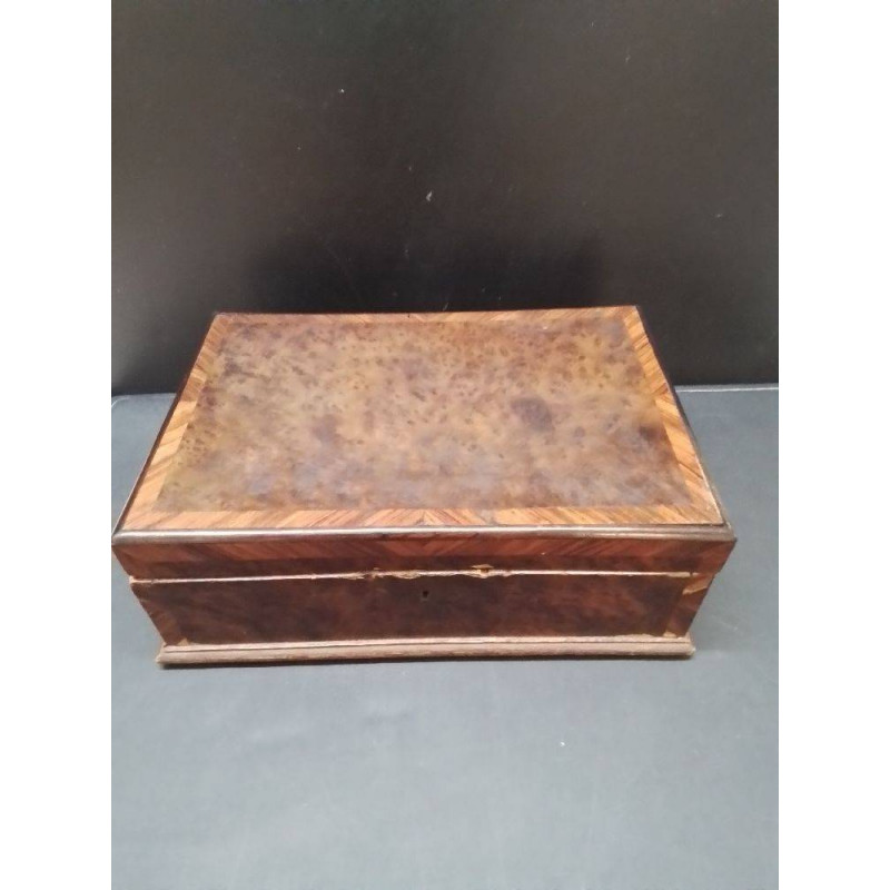 BOITE ANCIENNE MARQUETERIE 
