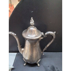 CAFETIÈRE MÉTAL ARGENTÉ 