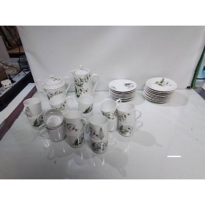 SERVICE A CAFE LIMOGES PORCELAINE DE PARIS