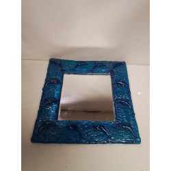 MIROIR RESINE DAUPHINS