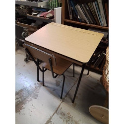 BUREAU FORMICA + CHAISE...