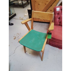 FAUTEUIL RETRO VERT